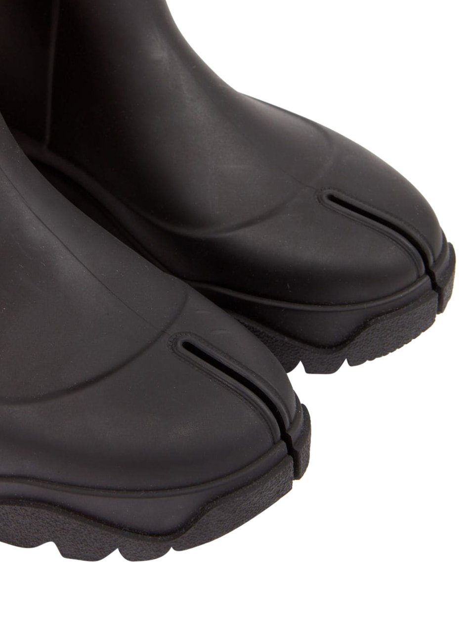 Maison Margiela Tabi Rain Boot Black Men Zwart