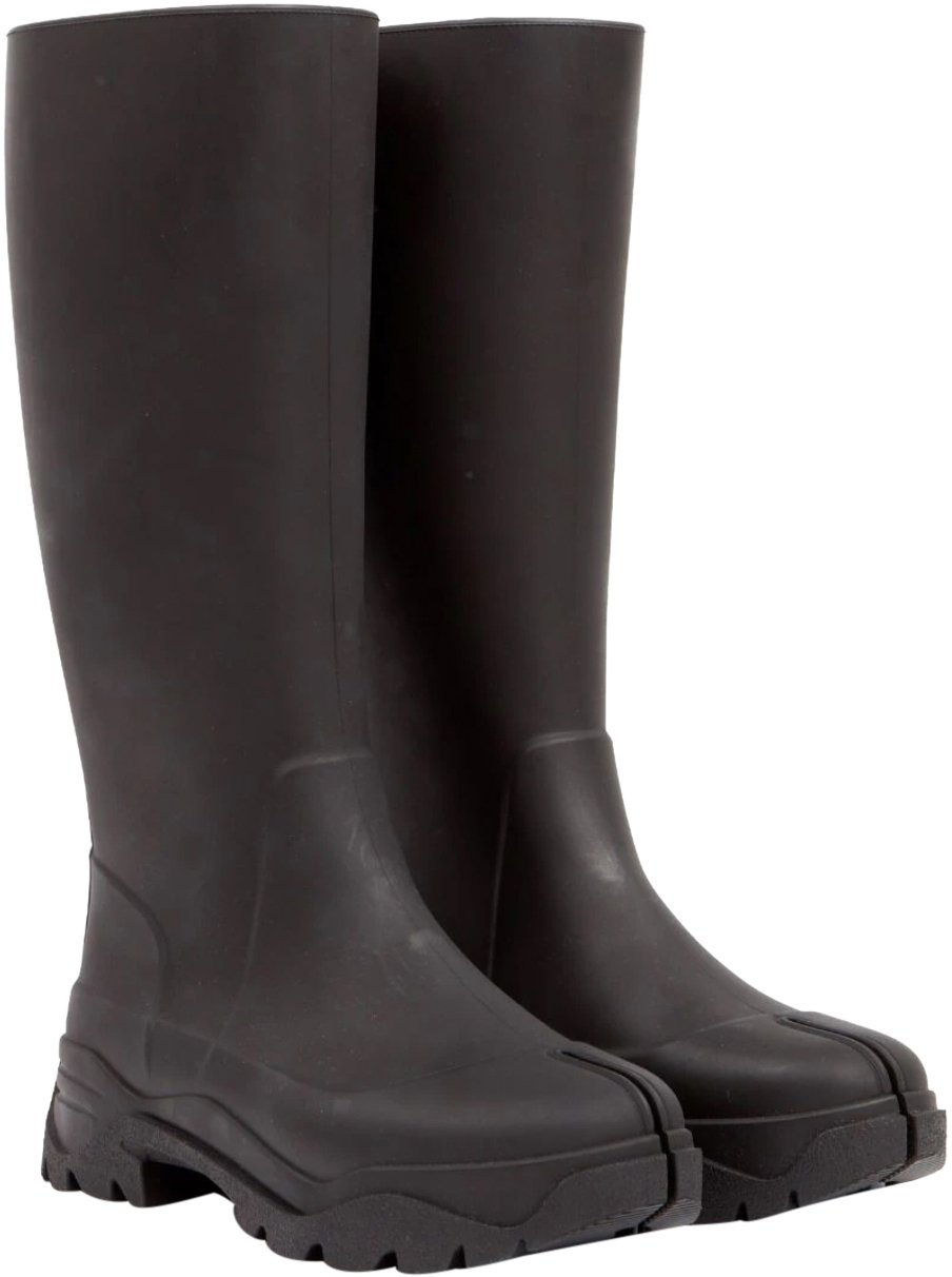 Maison Margiela Tabi Rain Boot Black Men Zwart