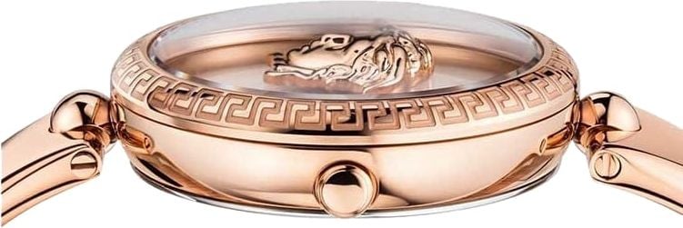 Versace VECQ00718 Palazzo dames horloge rosé goud 34 mm Goud