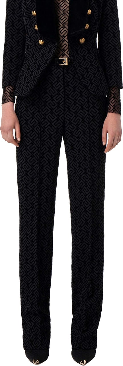 Elisabetta Franchi Trousers Black Zwart