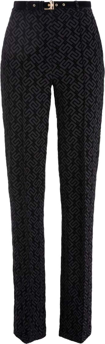 Elisabetta Franchi Trousers Black Zwart