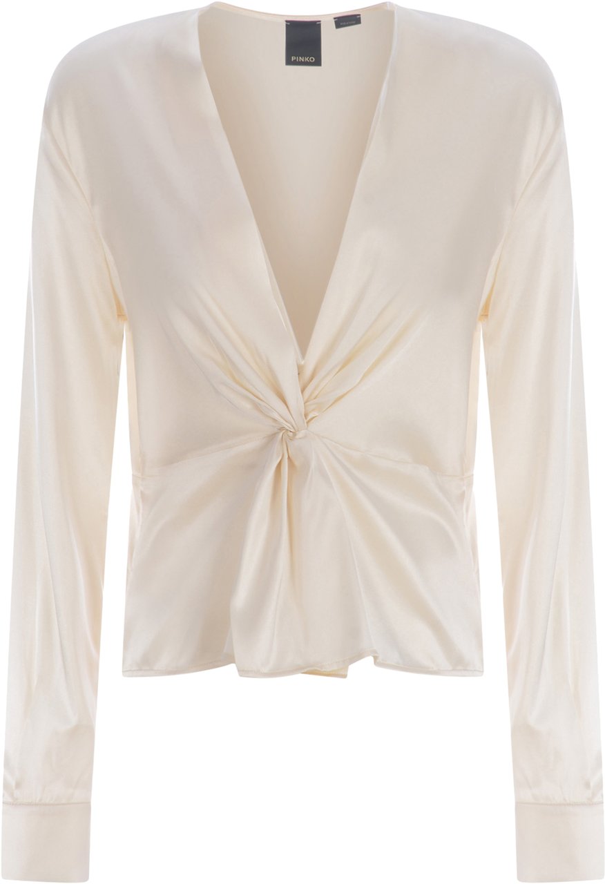 Pinko Shirts Ivory Wit