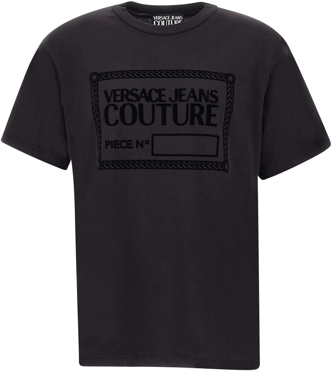 Versace Jeans Couture Piece T-Shirt Zwart Zwart