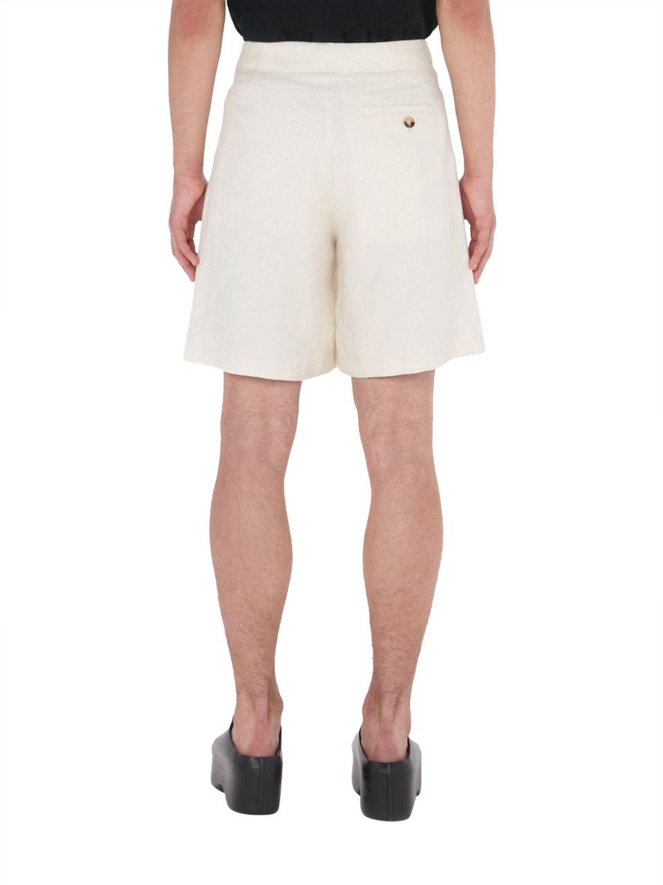 J.W. Anderson short a bande logo Beige