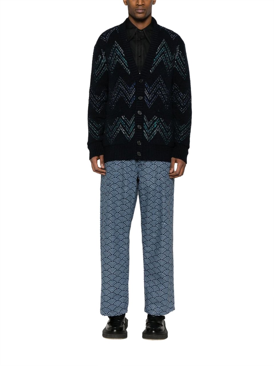 Kenzo Trousers Blue Denim Blauw