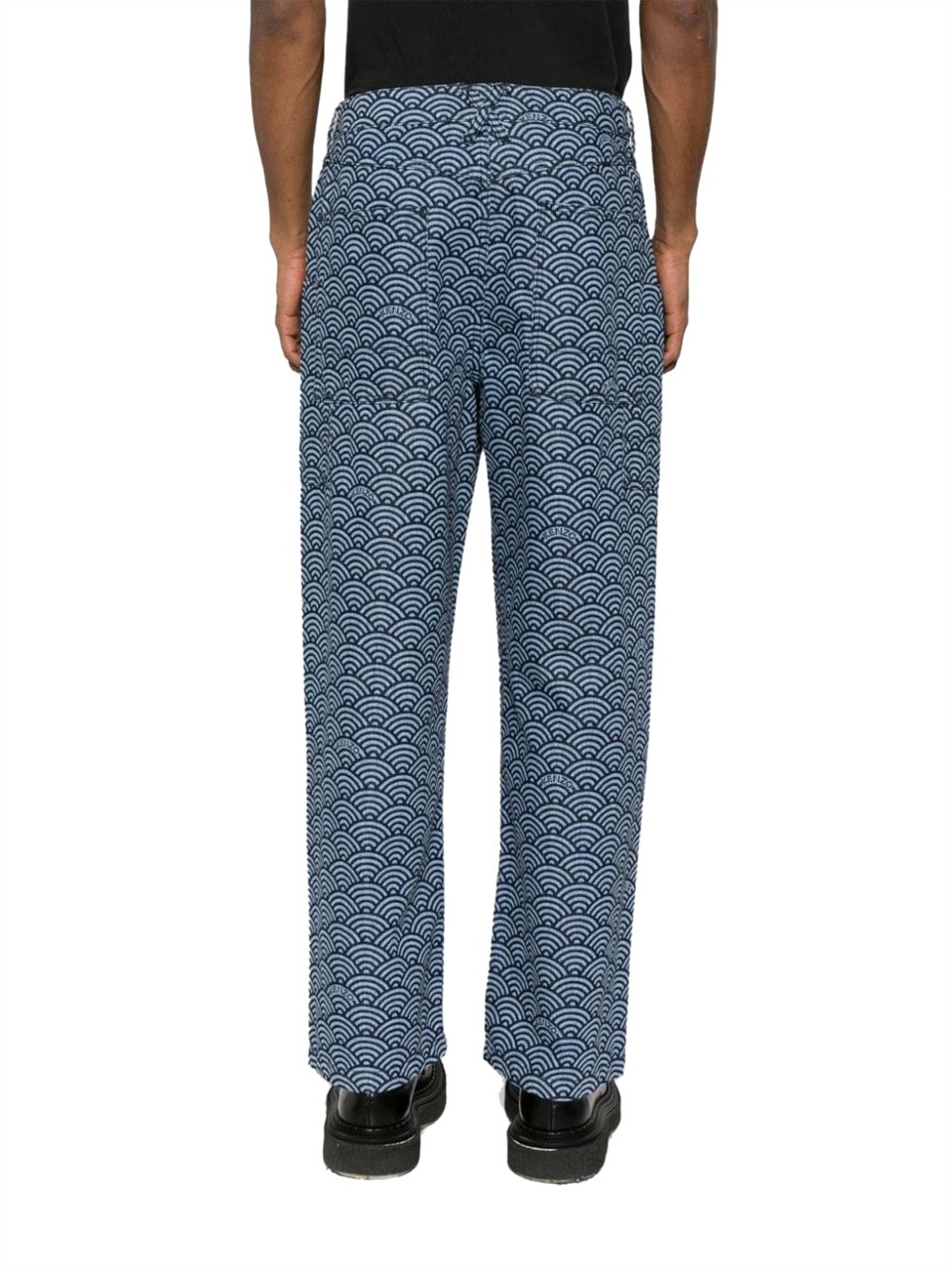 Kenzo Trousers Blue Denim Blauw