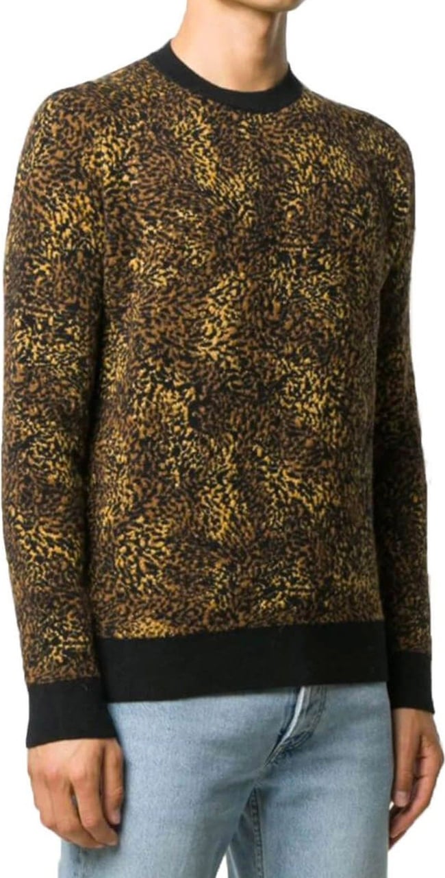 Saint Laurent Saint Laurent Arca Wool Sweater Zwart