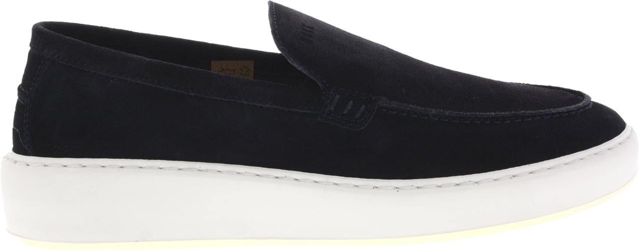 Nubikk Jiro Suo | Blauwe Mid Loafers Blauw