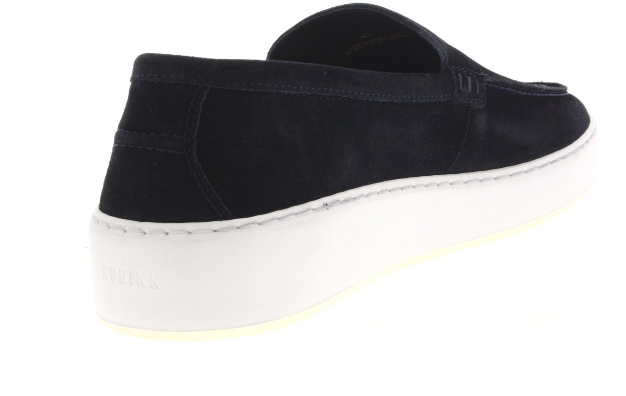 Nubikk Jiro Suo | Blauwe Mid Loafers Blauw