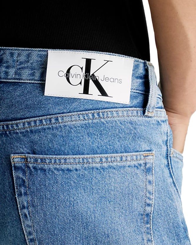 Calvin Klein Straight Jeans Blauw