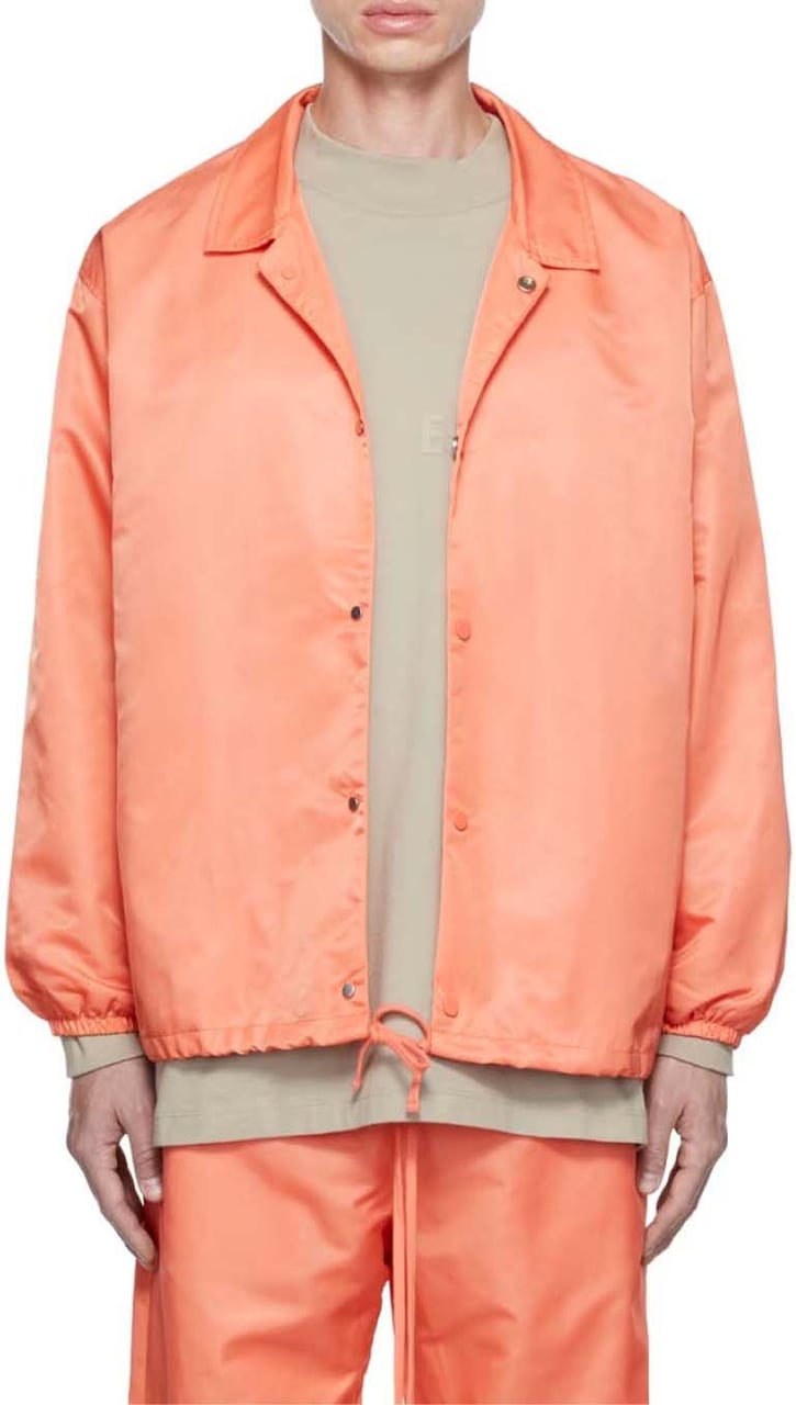 Fear of God Essentials 1977 Logo Coaches Jacket Oranje