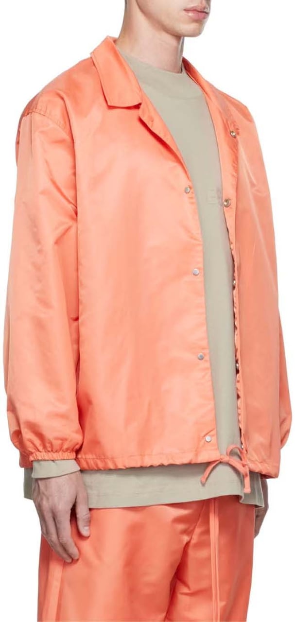 Fear of God Essentials 1977 Logo Coaches Jacket Oranje