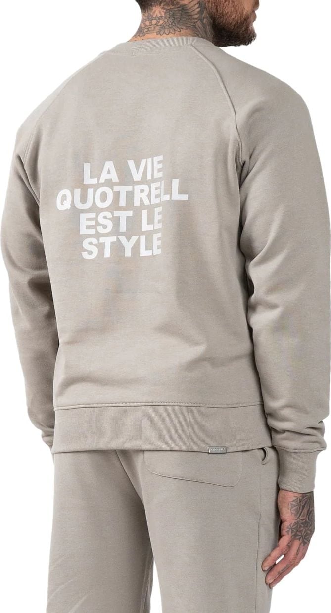 Quotrell La Vie Sweater Heren Grijs Grijs