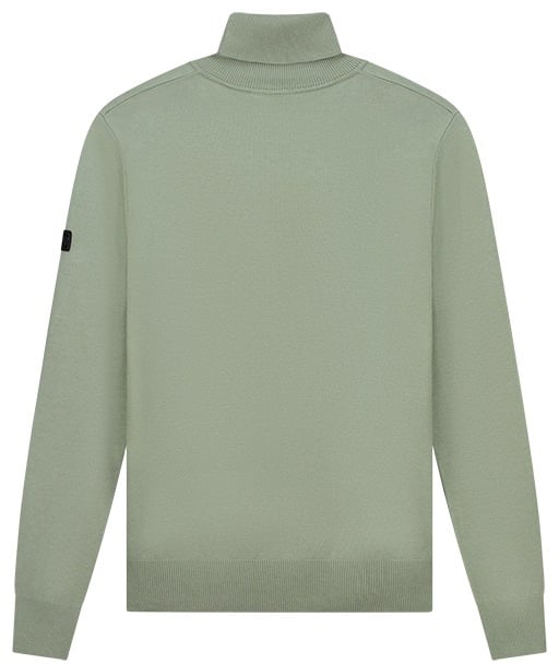 Malelions Men Knit Turtleneck Groen