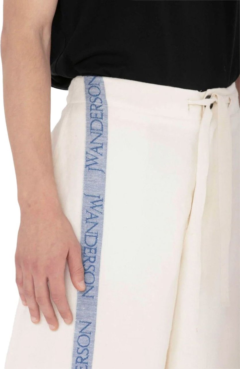 J.W. Anderson Wide Leg Shorts Off White Wit