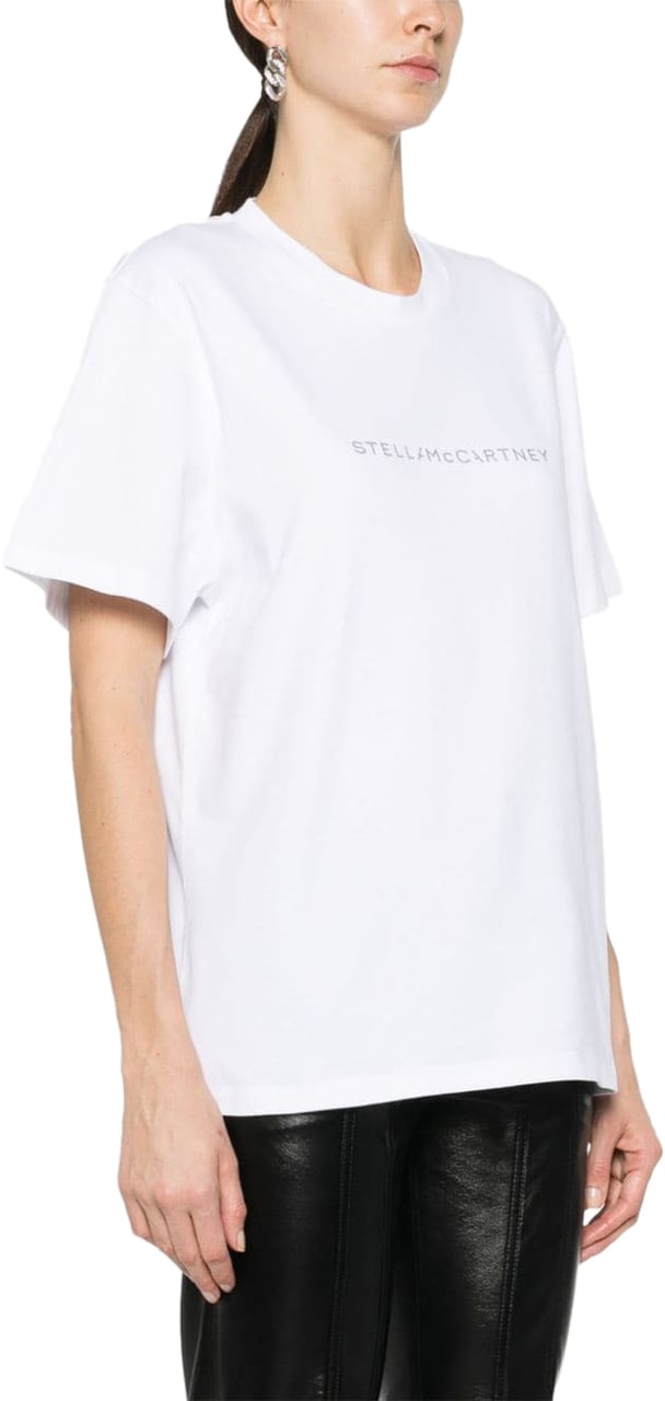 Stella McCartney T-Shirt Iconic Glitter Wit