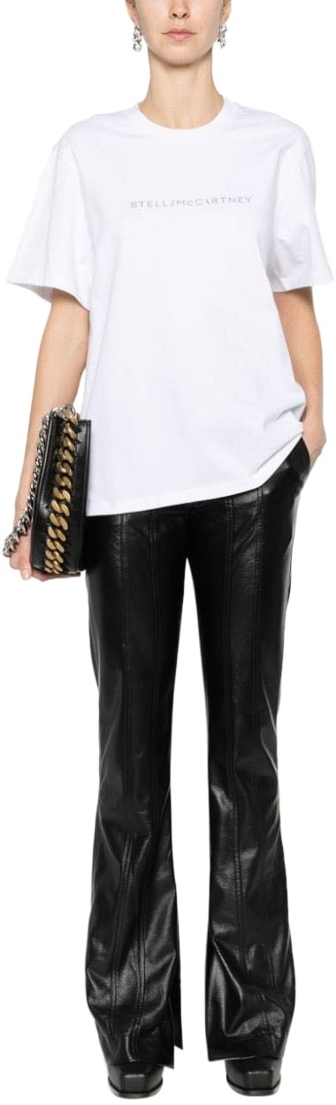 Stella McCartney T-Shirt Iconic Glitter Wit
