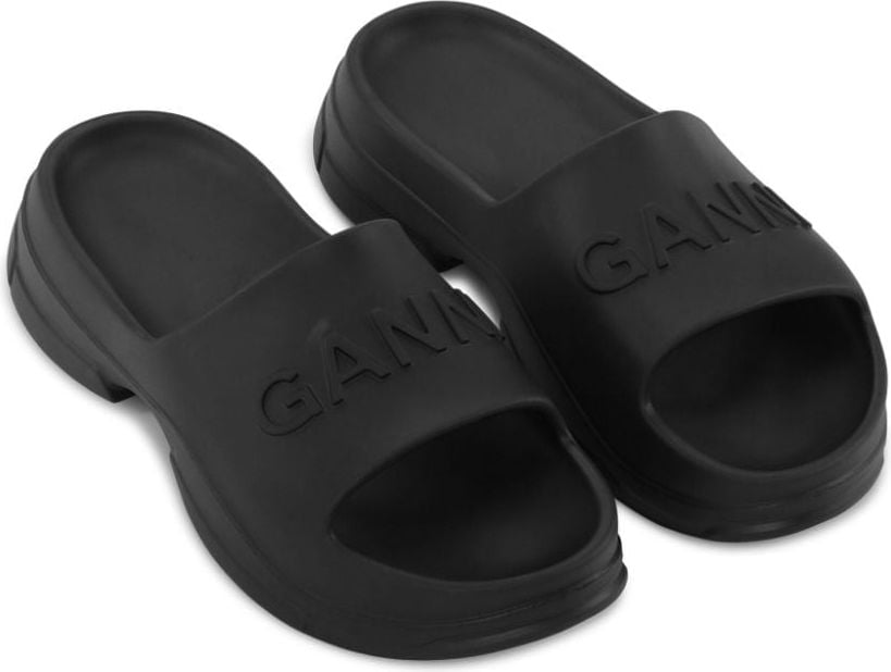 Ganni Sandals Black Zwart
