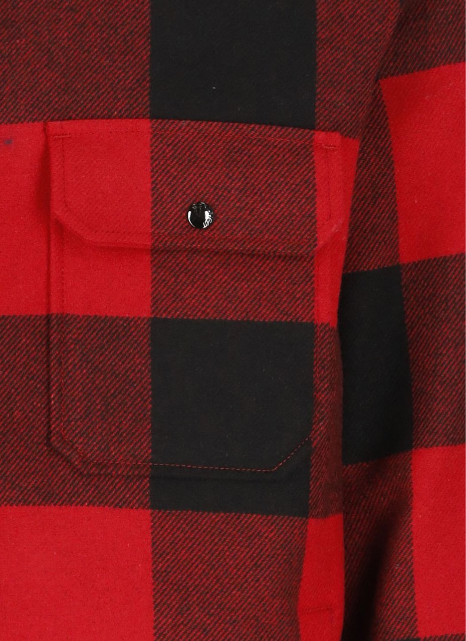 Woolrich Shirts Red Rood