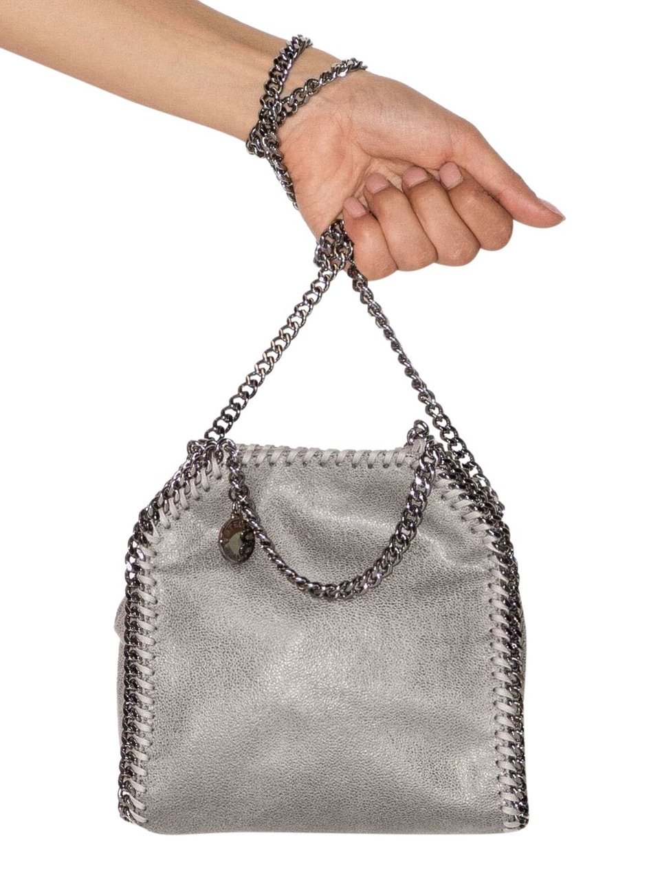 Stella McCartney Falabella Tiny Tote Bag Grijs