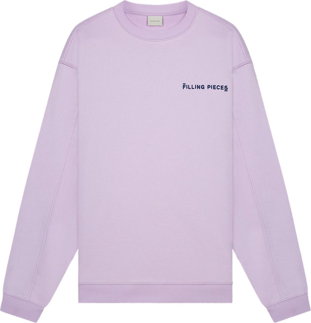 Filling Pieces Sweatshirt Message Lilac Paars
