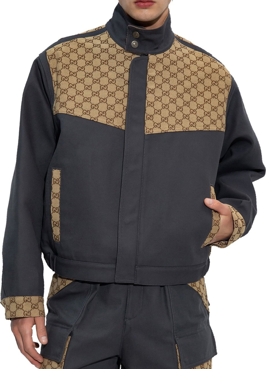 Gucci Gucci Monogram Jacket Grijs