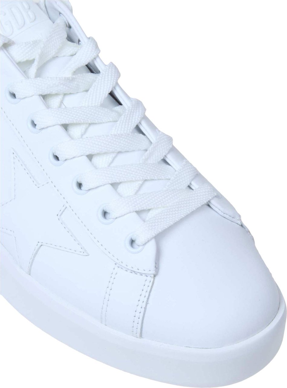 Golden Goose Golden goose pure star sneakers in leather Wit
