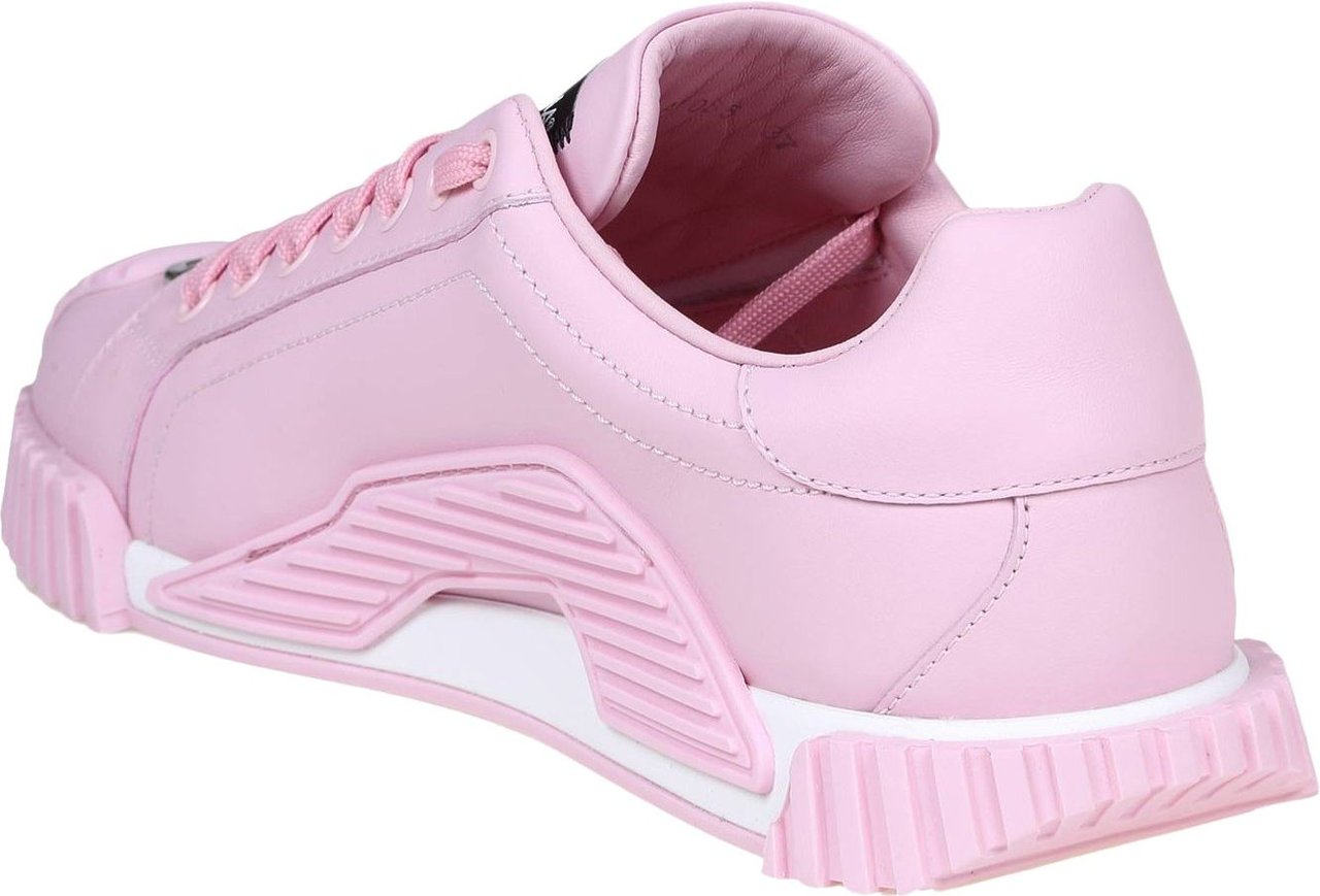 Dolce & Gabbana Dolce & gabbana sneakers in pink color leather Roze