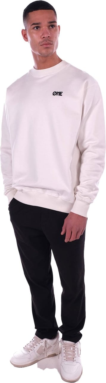 Øne First Movers Sweater Mountain Backpiece OffWhite Beige