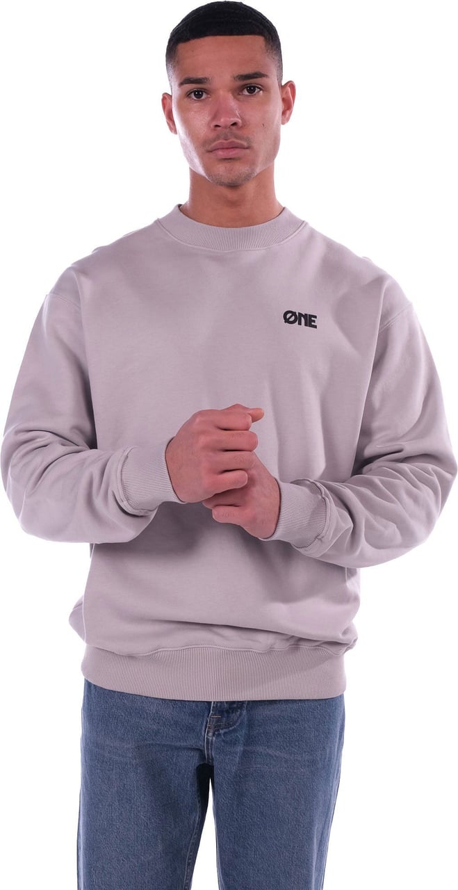 Øne First Movers Sweater Mountain Backpiece Grey Grijs