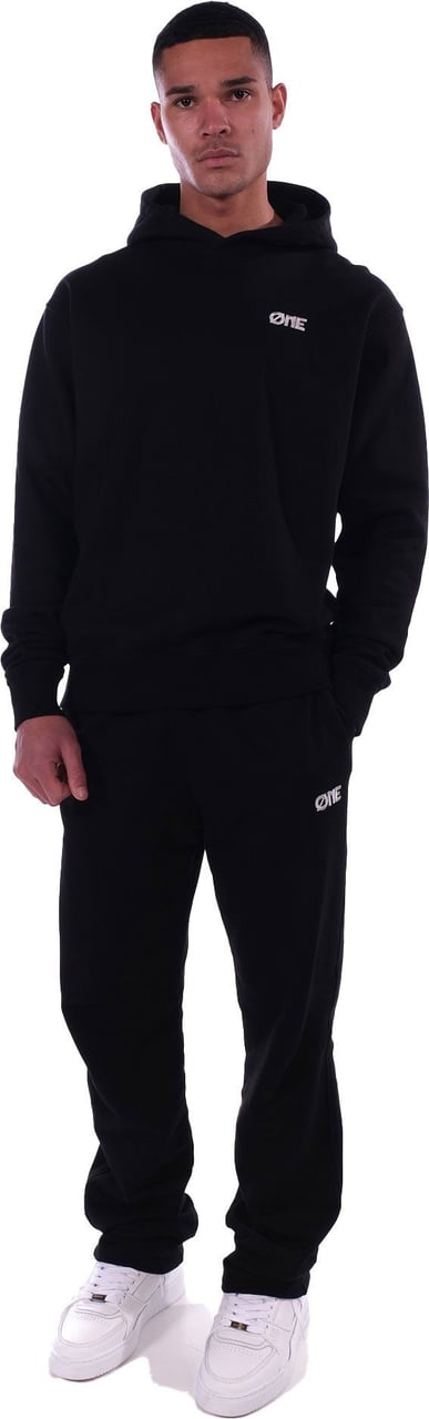 Øne First Movers Hoodie Embroidery logo black Zwart