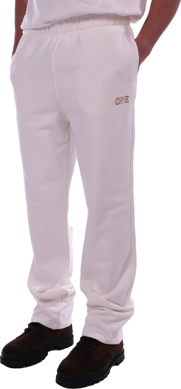Øne First Movers Pants Embroidery Logo OffWhite Beige