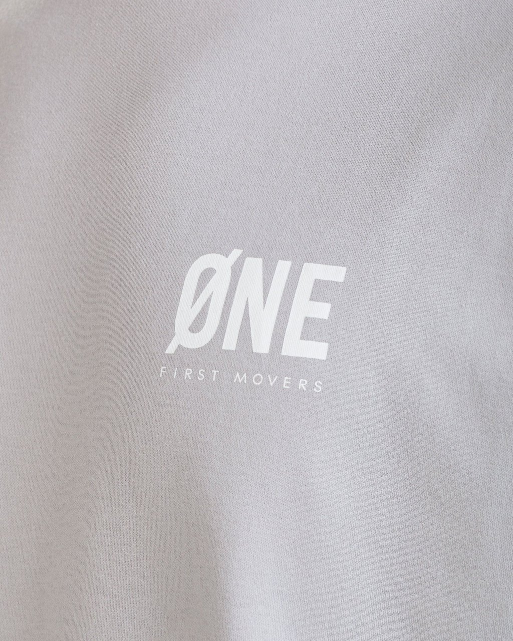 Øne First Movers T-shirt Øfm Signature Grey Grijs