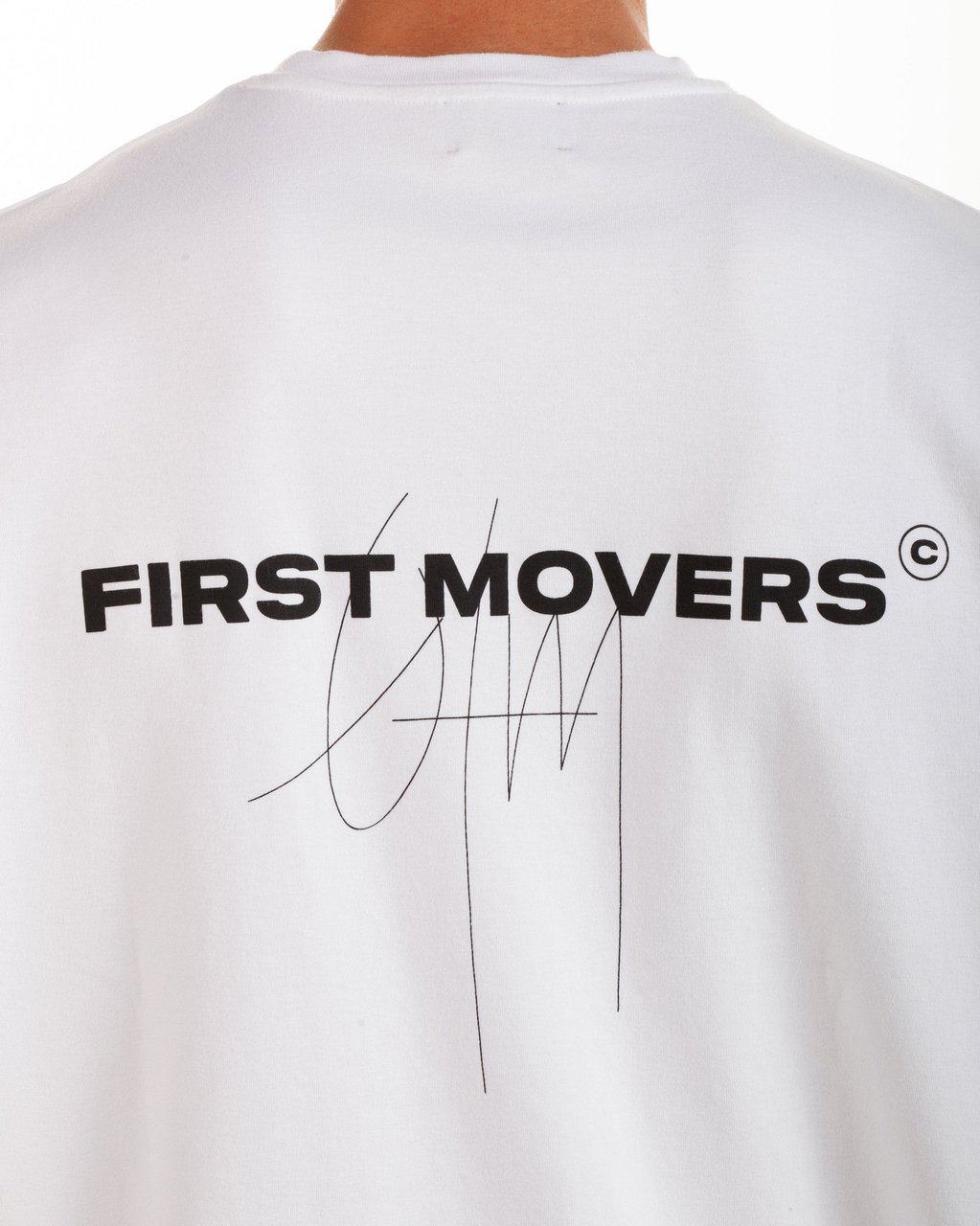 Øne First Movers T-shirt Øfm Signature White/Black Wit