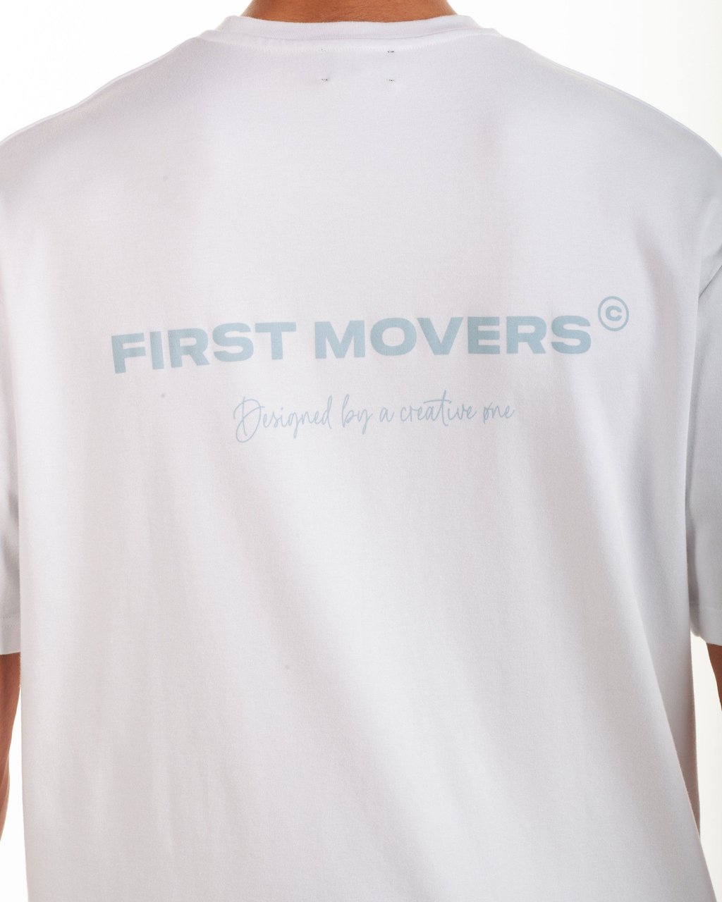 Øne First Movers T-Shirt Creative Øne White/Blue Wit
