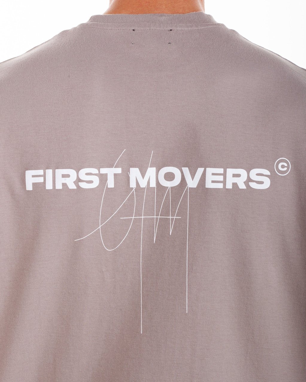 Øne First Movers T-shirt Øfm Signature Sand Bruin