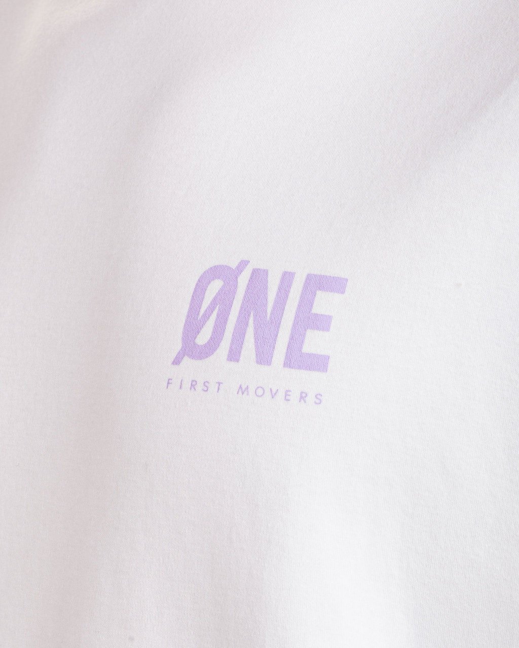 Øne First Movers T-shirt Creative Øne White/Lila Wit
