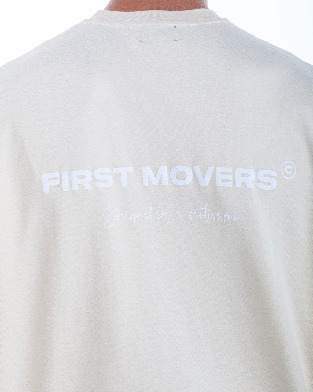 Øne First Movers T-shirt Creative Øne Yellow Geel