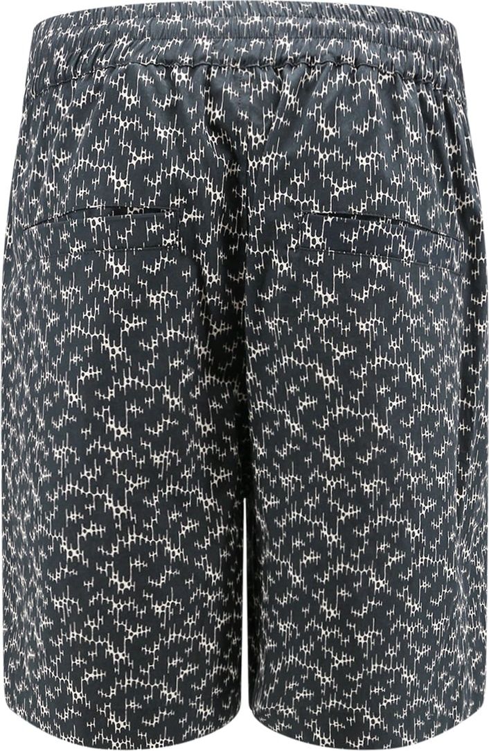 Isabel Marant Cotton shorts with all-over print Zwart
