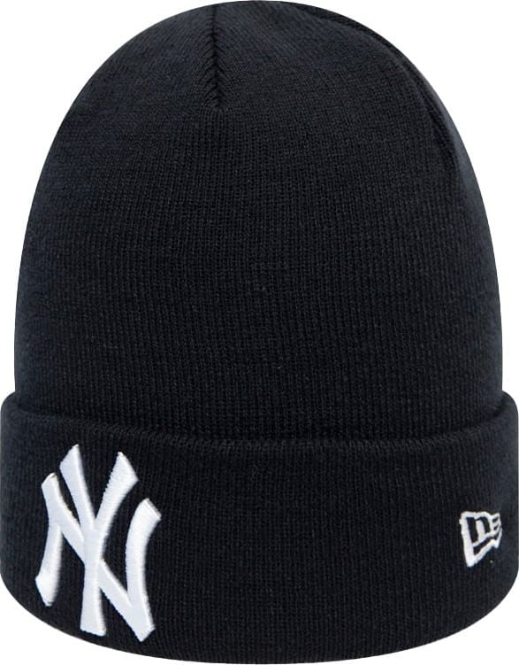 New Era New York Yankees Navy Cuff Beanie Blauw