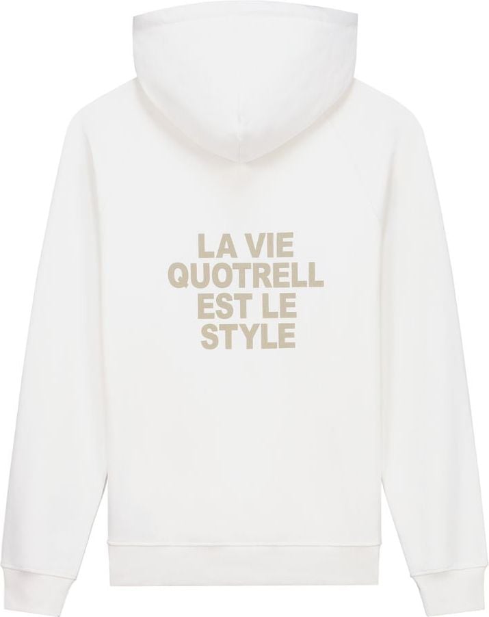 Quotrell Quotrell La Vie Hoodie Oat/ Off-White Wit