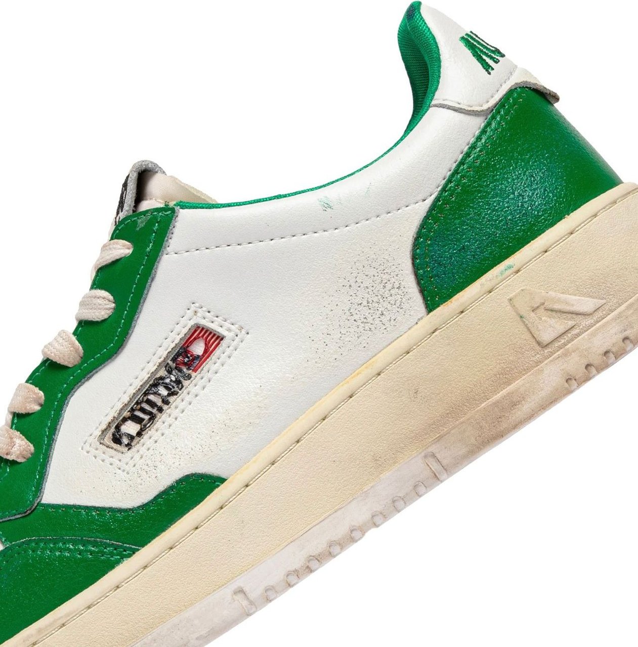 Autry Supervintage Low White/Green Groen
