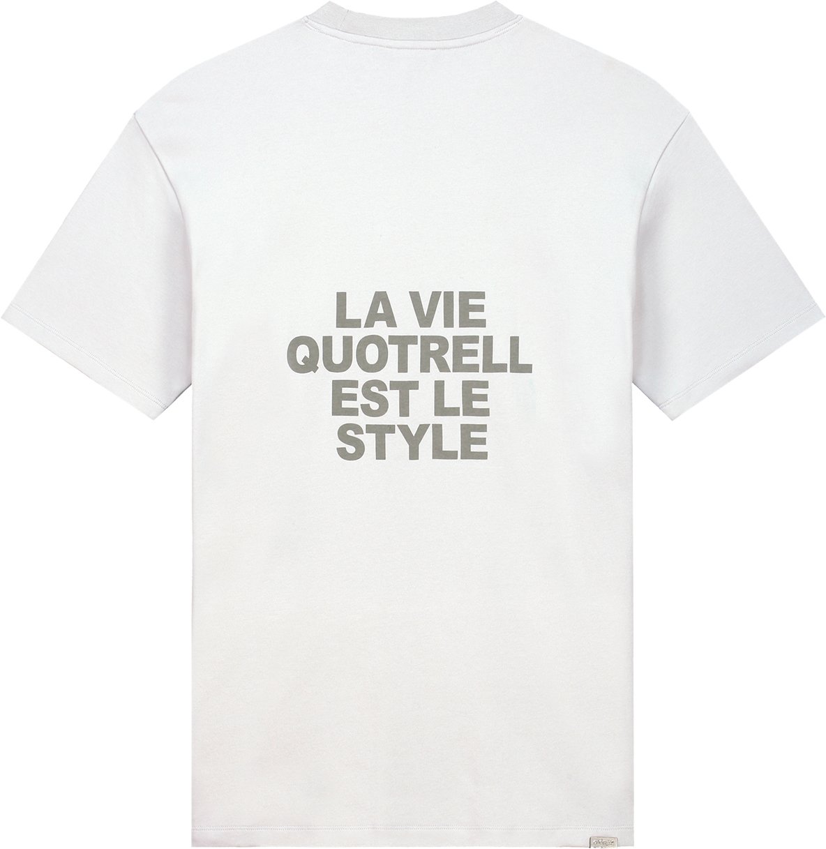 Quotrell La Vie T-shirt | Cement/concrete Grijs