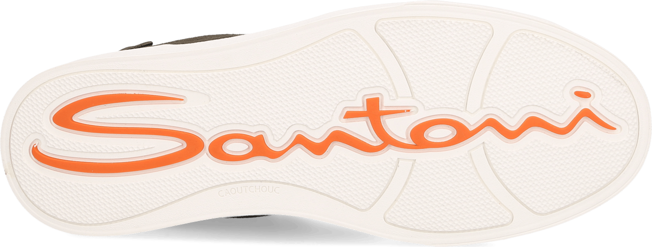 Santoni Low-top Sneakers Suede Sunny W Groen