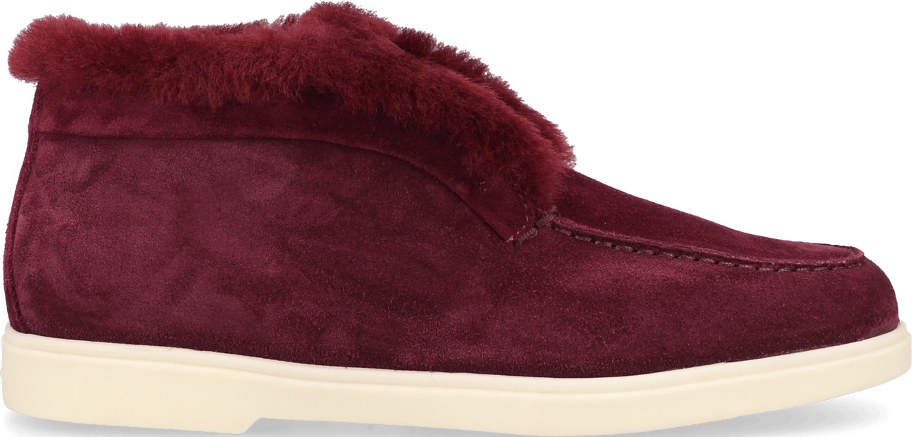 Santoni Ankle Boots Desert Boot Suede Siena W Rood