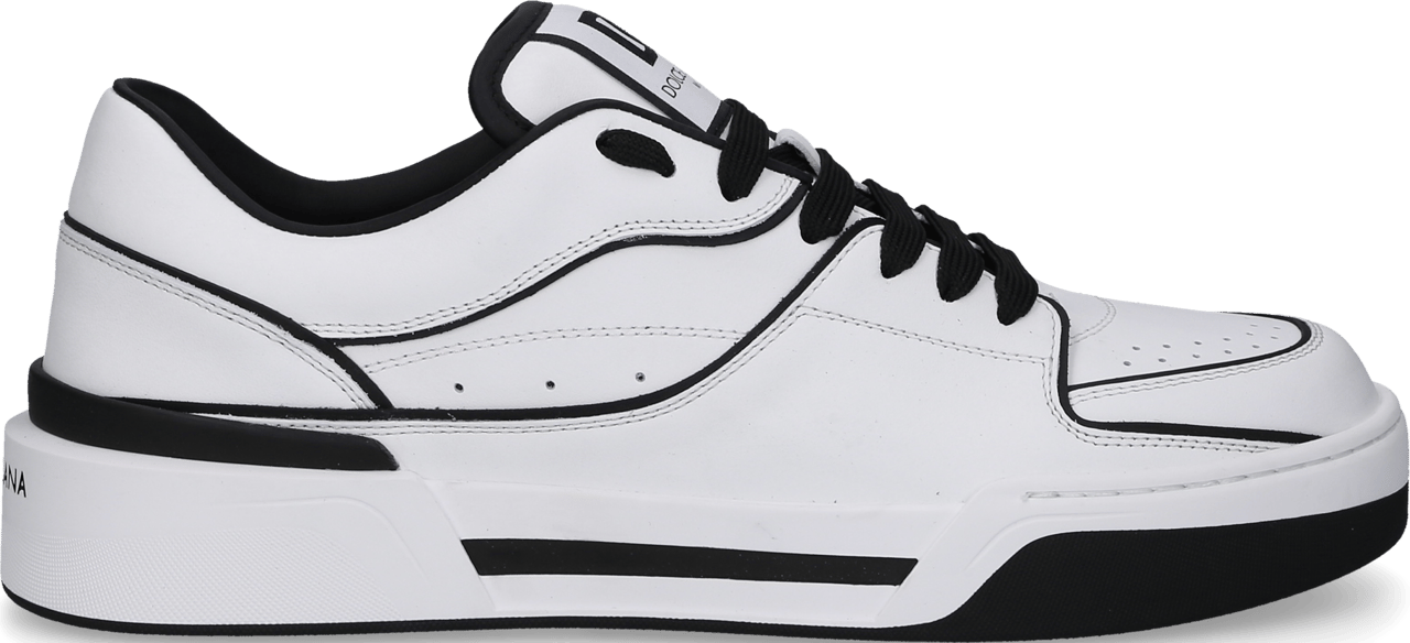 Dolce & Gabbana Low-top Sneakers New Roma Calfskin Roma Wit