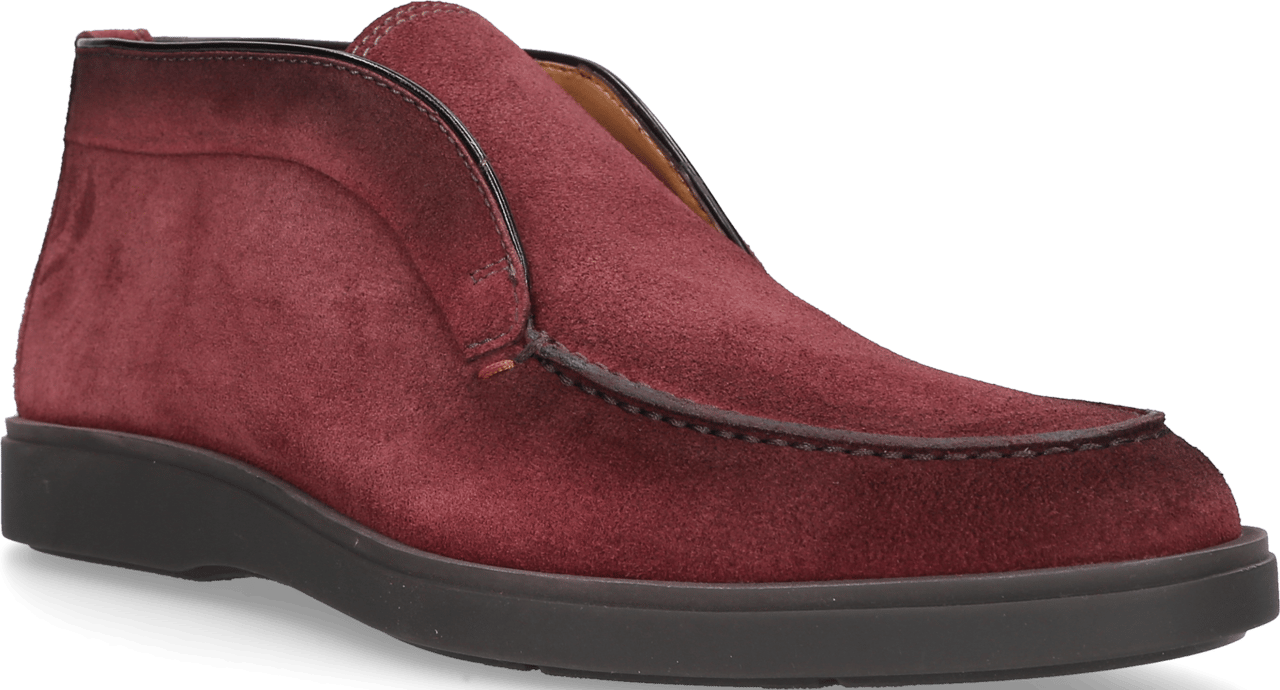 Santoni Ankle Boots Desert Boot Suede Titus Rood