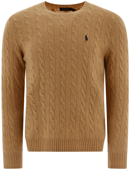 Ralph Lauren Long Sleeve Sweater Brown Bruin