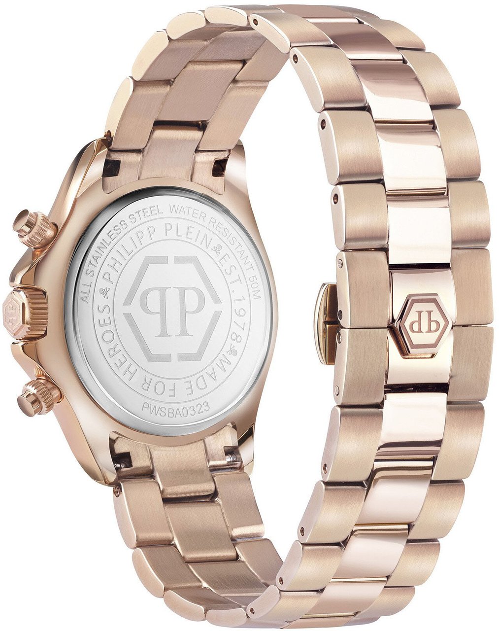 Philipp Plein PWSBA0323 Nobile Lady horloge 38 mm Zilver