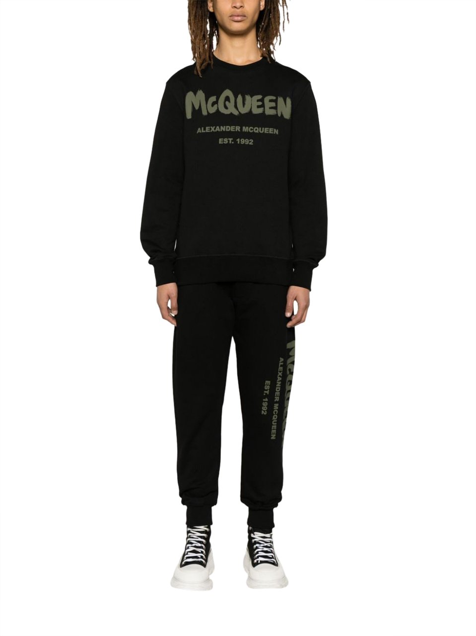 Alexander McQueen Trousers Black Zwart